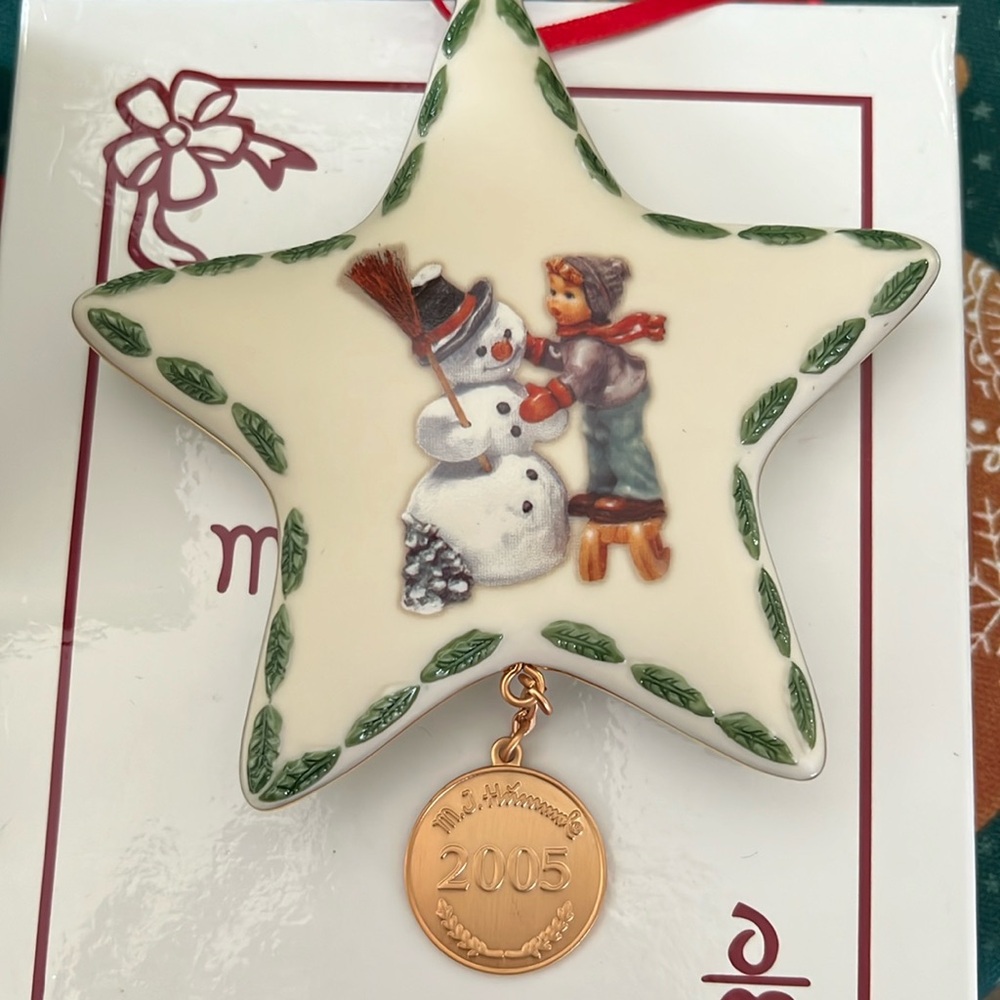 M. J. Hummel Christmas ornament 2005.